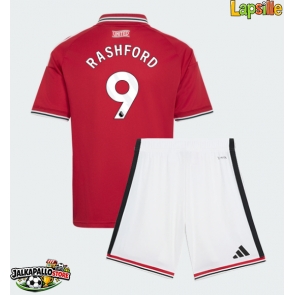 Manchester United Marcus Rashford #9 Kotipaita Lapsille 2026-27 Lyhythihainen (+ shortsit)